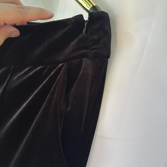 Black velvet pants - Picture 3 of 3